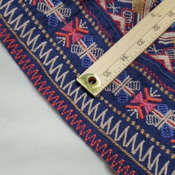 JOHNNY WAS MAXI EMBROIDERED COUNTRY FLORAL BOHO BOHEMIAN SKIRT MEDIUM SMALL S - Picture 3 of 16